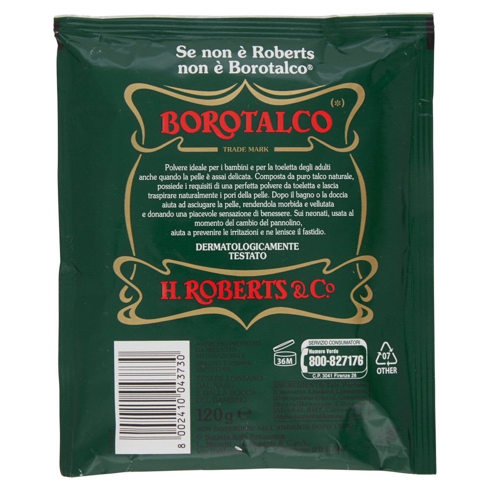 Borotalco Busta Talco 120g